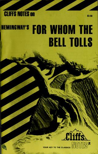 Cover of For whom the bell tolls