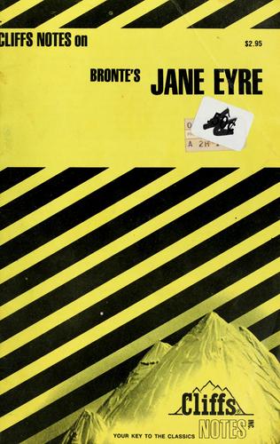 Cover of Cliffs Notes on Bronte's Jane Eyre
