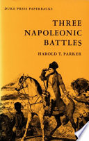 Cover of Three Napoleonic Battles
