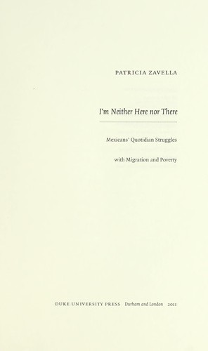Cover of I'm neither here nor there