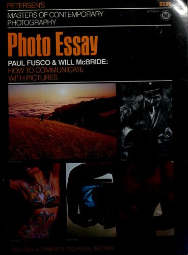 Cover of Photo Essay Fusco and Will Mcbride