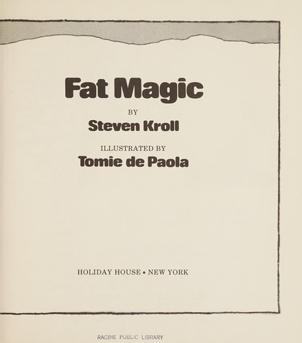Cover of Fat magic