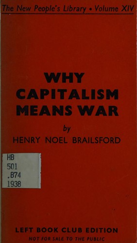 Cover of Why capitalism means war