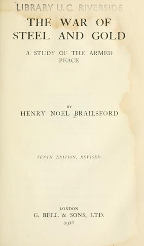 Cover of The war of steel and gold