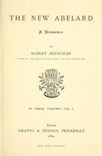 Cover of The new Abelard