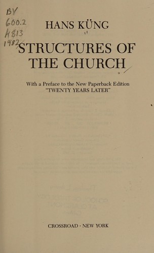 Cover of Strukturen der Kirche