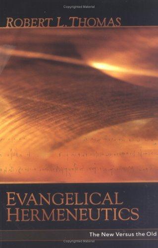 Cover of Evangelical hermeneutics