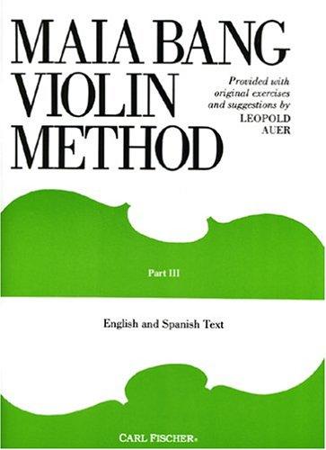 Cover of Maia Bang Violin Method, Part 3