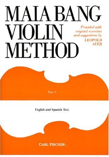 Cover of Maia Bang Violin Method, Part 5