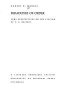 Cover of Paradoxes of order