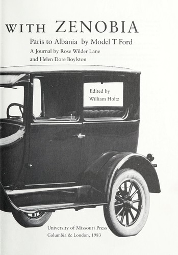 Cover of Travels with Zenobia