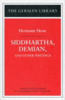 Cover of Siddhartha, Demian, and Other Writings: Hermann Hesse
