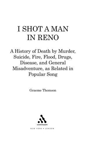 Cover of I shot a man in Reno