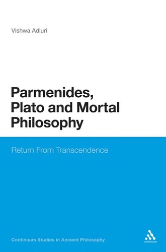 Cover of Parmenides, Plato and mortal philosophy