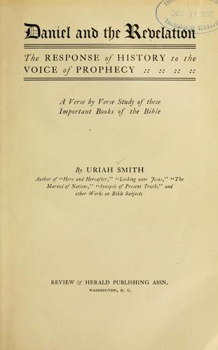 Cover of Daniel and the Revelation