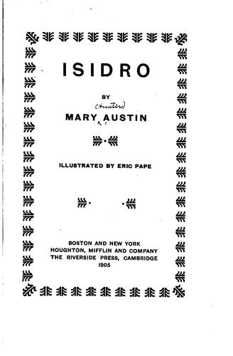 Cover of Isidro