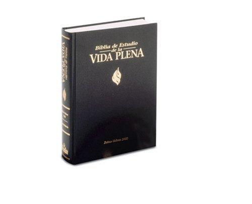 Cover of Bíblia de Estudio Vida Plena - Tela Negro