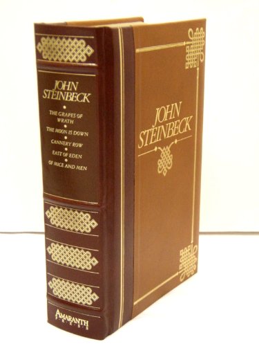 Cover of John Steinbeck: The Grapes Of Wrath, The Moon Is Down, Cannery Row, East Of Eden, Of Mice And Men