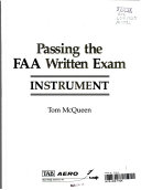 Cover of Passing the FAA Written Exam