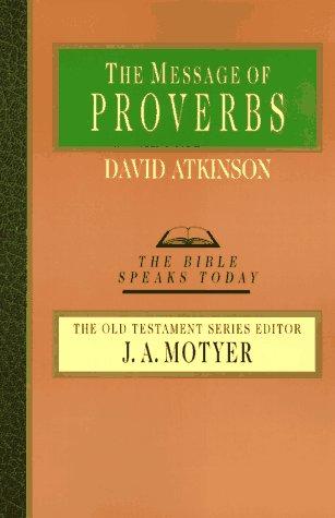 Cover of The Message of Proverbs