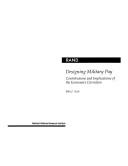 Cover of Designing military pay