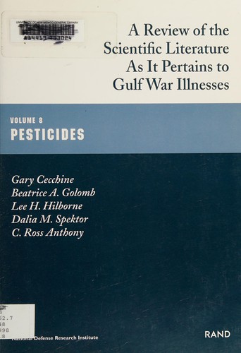 Cover of A review of the scientific literature as it pertains to Gulf War illnesses