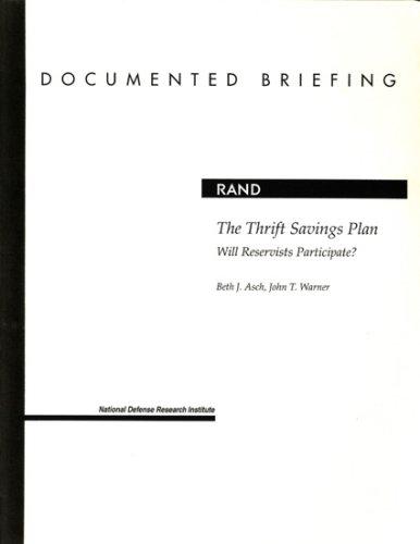 Cover of The thrift savings plan