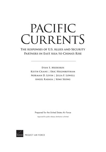Cover of Pacific currents