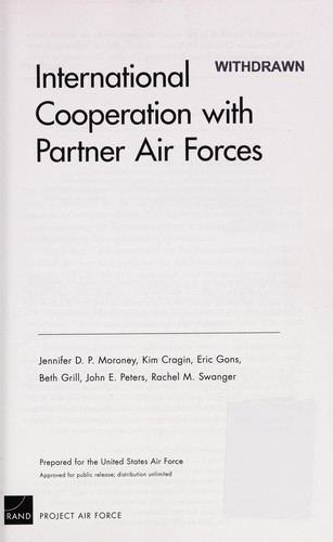Cover of International cooperation with partner air forces