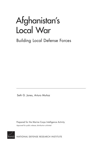 Cover of Afghanistan's local war