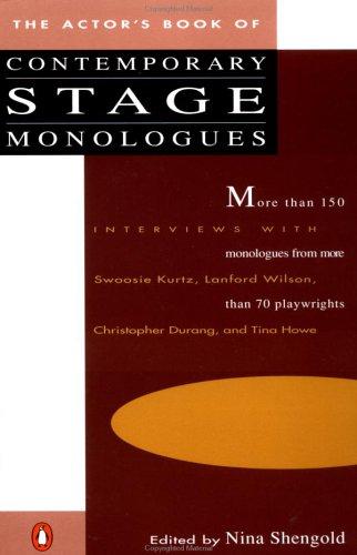 Cover of The Actor's Book of Contemporary Stage Monologues
