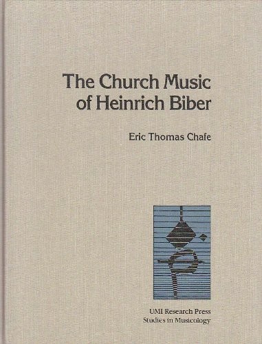 Cover of The church music of Heinrich Biber