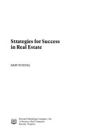 Cover of Strategies for Success in Real Estate