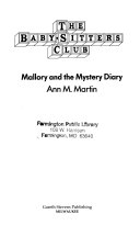 Cover of Mallory and the Mystery Diary