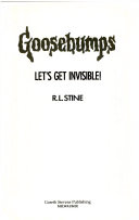 Cover of Let's Get Invisible!