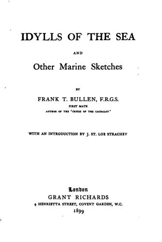 Cover of Idylls of the Sea and Other Marine Sketches