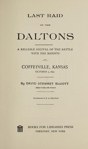 Cover of Last Raid of the Daltons