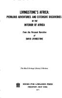 Cover of Livingstone's Africa