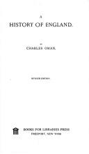 Cover of A history of England