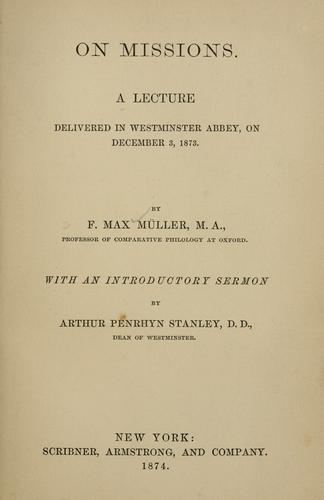Cover of On Missions