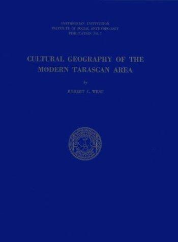 Cover of Cultural geography of the modern Tarascan area