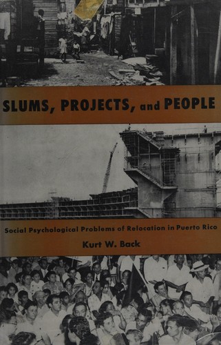 Cover of Slums, projects, and people