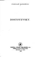 Cover of Dostoievski