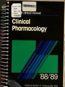 Cover of Clinical Manual Pharmacology (A Lange clinical manual)