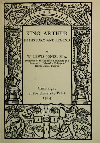 Cover of King Arthur in history and legend