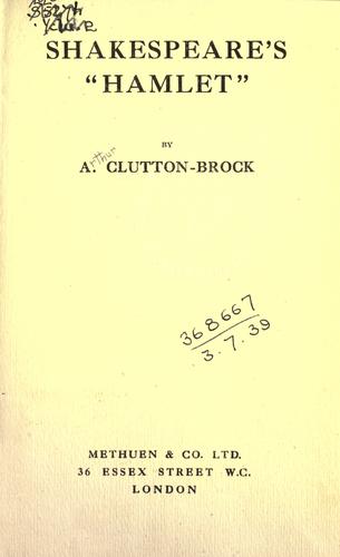 Cover of Shakespeare's Hamlet
