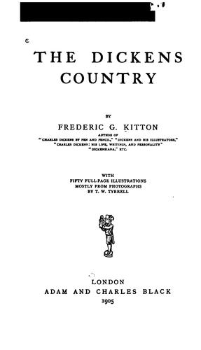 Cover of The Dickens country