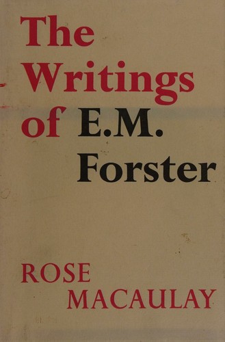 Cover of The writings of E. M. Forster