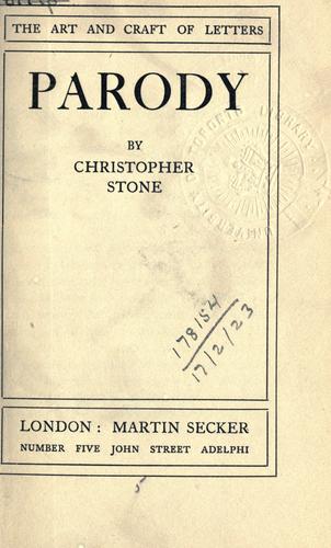 Cover of Parody