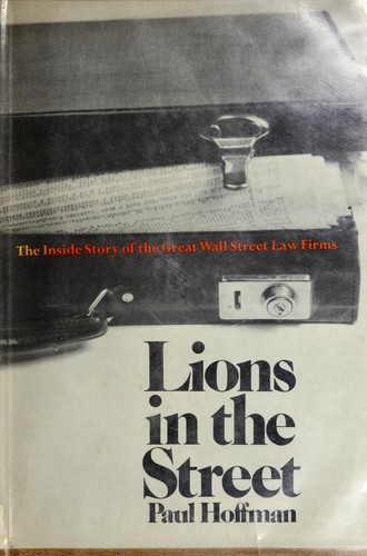 Cover of Lions in the street